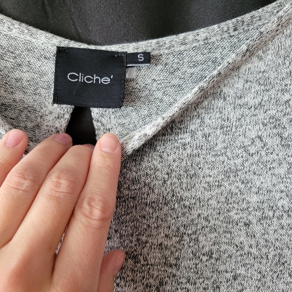 Openback Grey sweater